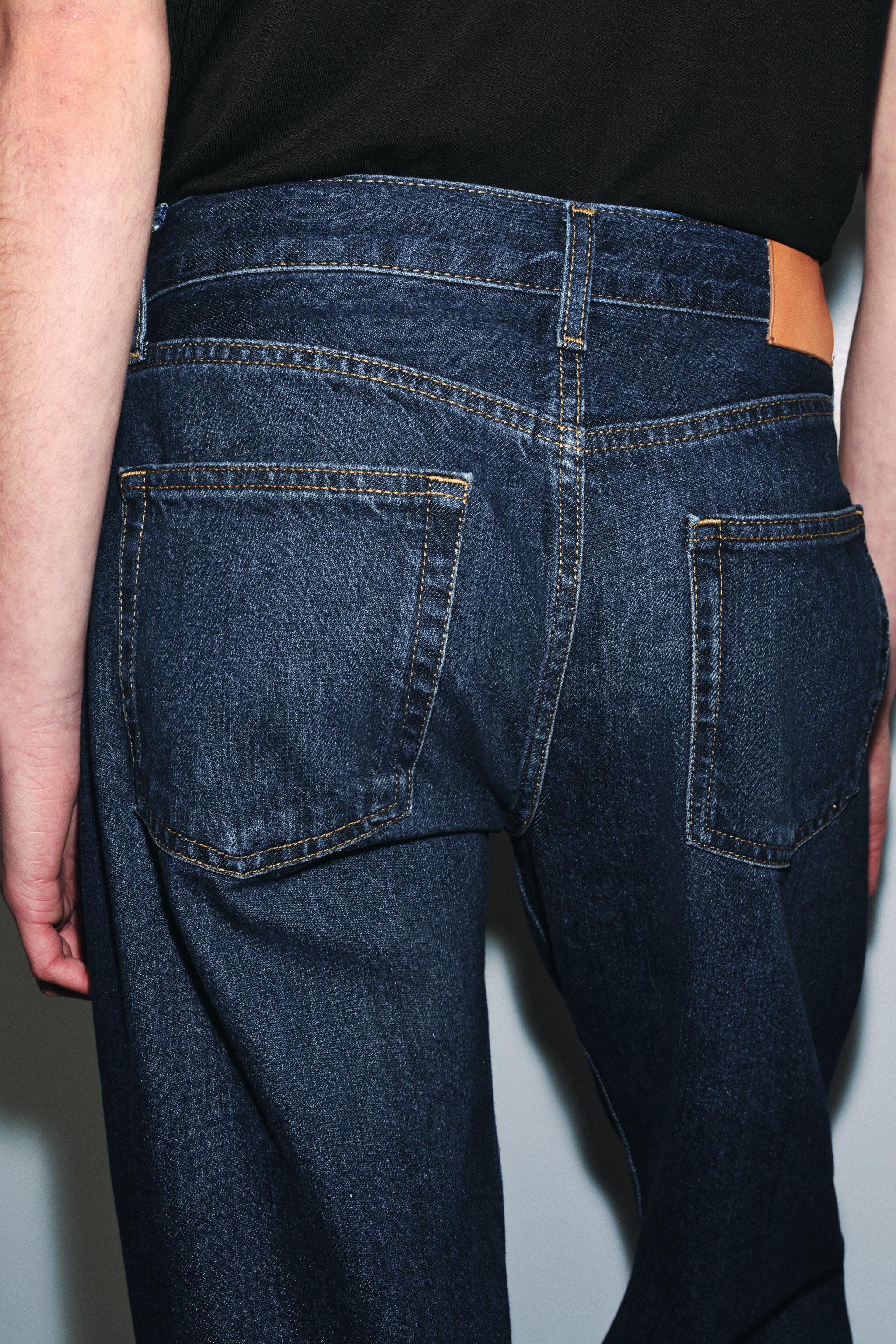 ZW COLLECTION LOW RISE STRAIGHT LEG JEANS